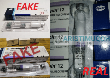 How to identify genuine genotropin pfizer from fakes…