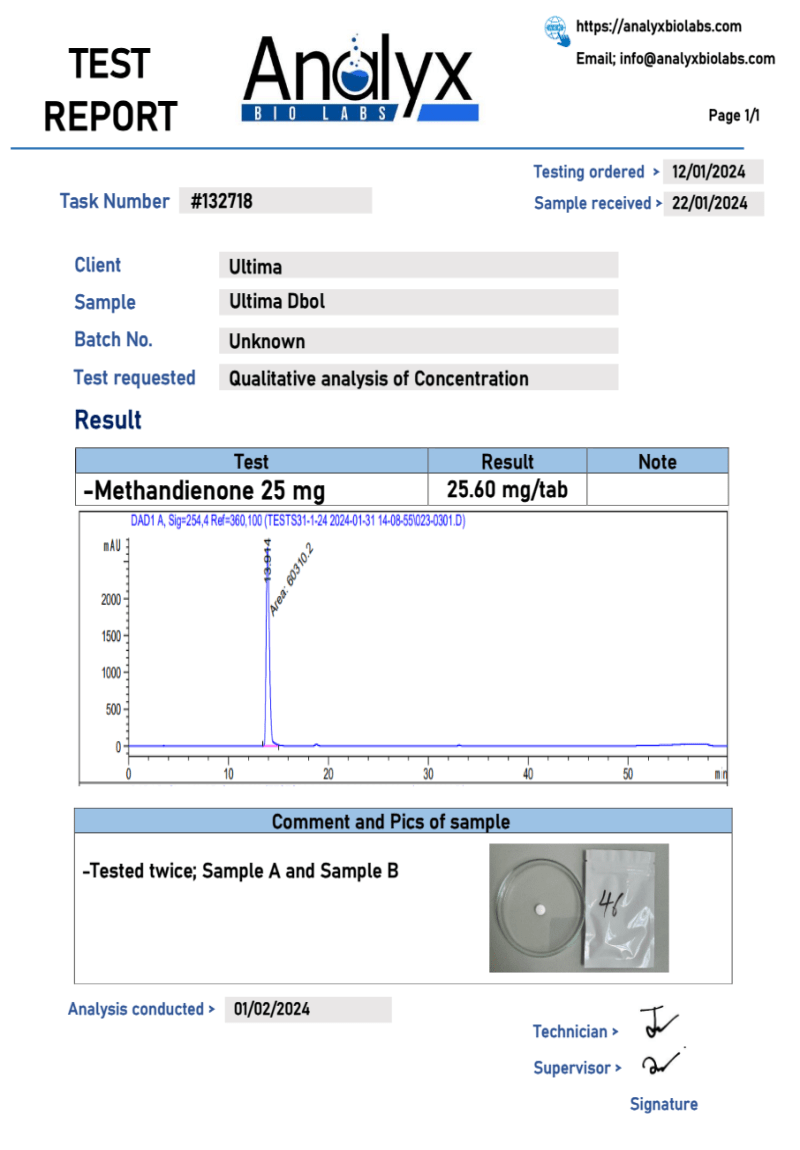 Ultima-Dbol 25 - Image 2